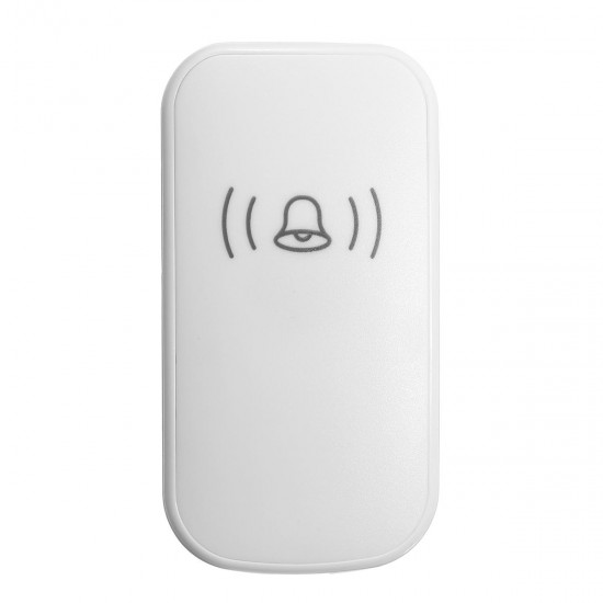 300M Waterproof LED Wireless Doorbell 52 Songs Chime Door Bell SOS EU/US/UK Plug 2Pcs Receiver + 1Pce Doorbell