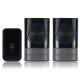 3Pcs Smart Wireless Doorbell 45 Songs Polyphonic Ringtones & 200m Transmission