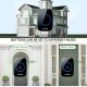 A10 A10 Wireless Doorbell Waterproof 100-240V 300M Range Music Door Bell Home 60 Chimes Door Ring 2 Receiver 1 Transmitter A10 A10 Wireless Doorbell Waterproof 100-240V 300M Range Music Door Bell Home 60 Chimes Door Ring 2 Receiver 1 Transmitter