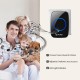 A10 A10 Wireless Doorbell Waterproof 100-240V 300M Range Music Door Bell Home 60 Chimes Door Ring 2 Receiver 1 Transmitter