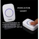 A10 Wireless Doorbell Waterproof 100-240V 300M Range Music Door Bell Home 60 Chimes Door Ring 1 Receiver 1 Transmitter