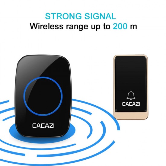 A10J Self-powered Wireless Doorbell Waterproof No Battery LED light Home Cordless DoorBell A10J Self-powered Wireless Doorbell Waterproof No Battery LED light Home Cordless DoorBell
