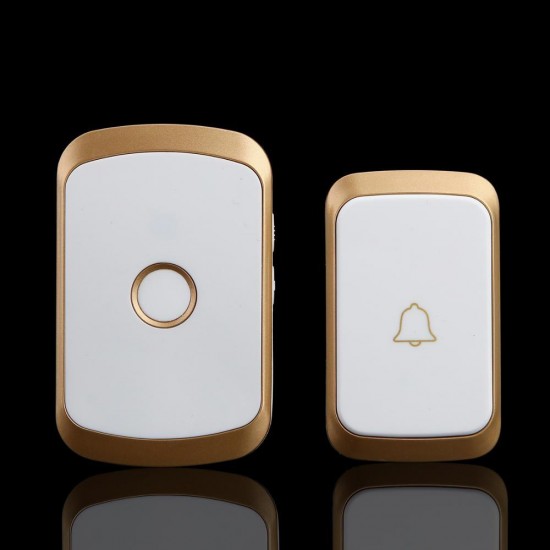 A20 Wireless Music Doorbell Waterproof AC 110-220V 300M Remote Door Bell 1 Button 1 Receiver A20 Wireless Music Doorbell Waterproof AC 110-220V 300M Remote Door Bell 1 Button 1 Receiver