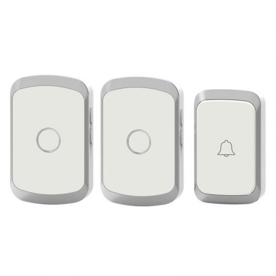 A20 Wireless Music Doorbell Waterproof AC 110-220V 300M Remote Door Bell 1 Button 2 Receivers A20 Wireless Music Doorbell Waterproof AC 110-220V 300M Remote Door Bell 1 Button 2 Receivers