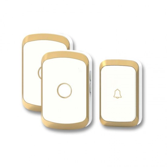 A20 Wireless Music Doorbell Waterproof AC 110-220V 300M Remote Door Bell 1 Button 2 Receivers A20 Wireless Music Doorbell Waterproof AC 110-220V 300M Remote Door Bell 1 Button 2 Receivers