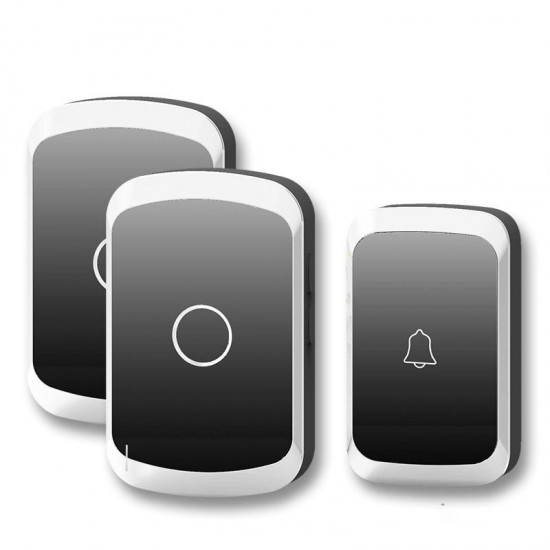 A20 Wireless Music Doorbell Waterproof AC 110-220V 300M Remote Door Bell 1 Button 2 Receivers A20 Wireless Music Doorbell Waterproof AC 110-220V 300M Remote Door Bell 1 Button 2 Receivers