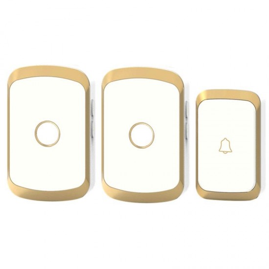 A20 Wireless Music Doorbell Waterproof AC 110-220V 300M Remote Door Bell 1 Button 2 Receivers A20 Wireless Music Doorbell Waterproof AC 110-220V 300M Remote Door Bell 1 Button 2 Receivers