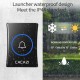 A30 Smart Waterproof Wireless Music Doorbell Battery 300M Remote Button Receiver Home Call Ring Bell A30 Smart Waterproof Wireless Music Doorbell Battery 300M Remote Button Receiver Home Call Ring Bell