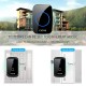 A60 Waterproof Wireless Music Doorbell LED Light Battery 300M Remote Home Cordless Call Bell58 Chime 1 Button 2 Receiver