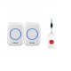 C10 Smart Home Wireless Pager Doorbell Old Man Emergency Alarm 80m Remote Call Bell 1 Button 2 Receiver C10 Smart Home Wireless Pager Doorbell Old Man Emergency Alarm 80m Remote Call Bell 1 Button 2 Receiver
