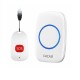 C10 Smart Home Wireless Pager Doorbell Old Man Emergency Alarm 80m Remote Call Bell 1 Button 2 Receiver C10 Smart Home Wireless Pager Doorbell Old Man Emergency Alarm 80m Remote Call Bell 1 Button 2 Receiver