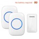 FA10-2 Self-powered Wireless Music Doorbell Waterproof No battery Calling Doorbell Chime 1 Button 2 Receiver