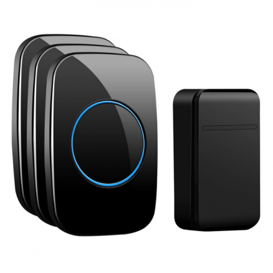 FA12-3 Self-Powered Wireless Doorbell Waterproof Smart No Battery Home Cordless Bell 200M Remote 38 Chimes FA12-3 Self-Powered Wireless Doorbell Waterproof Smart No Battery Home Cordless Bell 200M Remote 38 Chimes