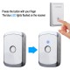 FA20-2 Self-powered Waterproof Wireless Doorbell 200M Remote LED Light Home Music Doorbell 36 Chime