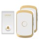 FA20-2 Self-powered Waterproof Wireless Doorbell 200M Remote LED Light Home Music Doorbell 36 Chime