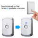 FA20 Self-powered Waterproof Wireless Doorbell 200M Remote LED Light Home Music Doorbell 36 Chime