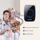 FA58 Wireless Waterproof Self-powered Doorbell No Battery Required 1 Transmitter 1 Receiver Home Ring Bell