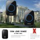 FA58 Wireless Waterproof Self-powered Doorbell No Battery Required 1 Transmitter 1 Receiver Home Ring Bell