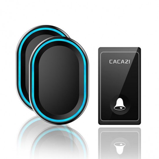 FA80-2 Self-powered Wireless Doorbell Waterproof 2 Receiver No Battery Required Button Smart Home Cordless Call Bell 58 Chime FA80-2 Self-powered Wireless Doorbell Waterproof 2 Receiver No Battery Required Button Smart Home Cordless Call Bell 58 Chime