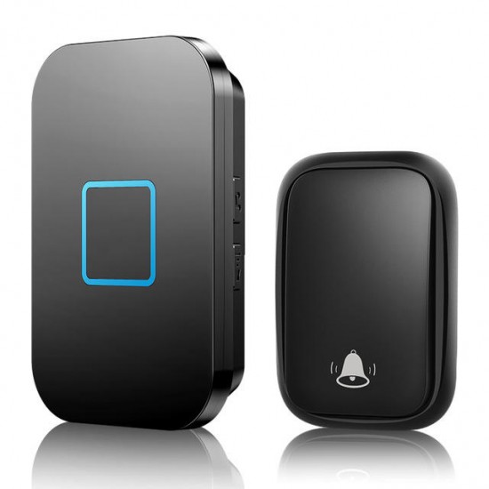 Home Wireless Self-powered Doorbell No Battery Required Button Receiver 1 to 1 150M Remote Smart Calling Bell Home Wireless Self-powered Doorbell No Battery Required Button Receiver 1 to 1 150M Remote Smart Calling Bell