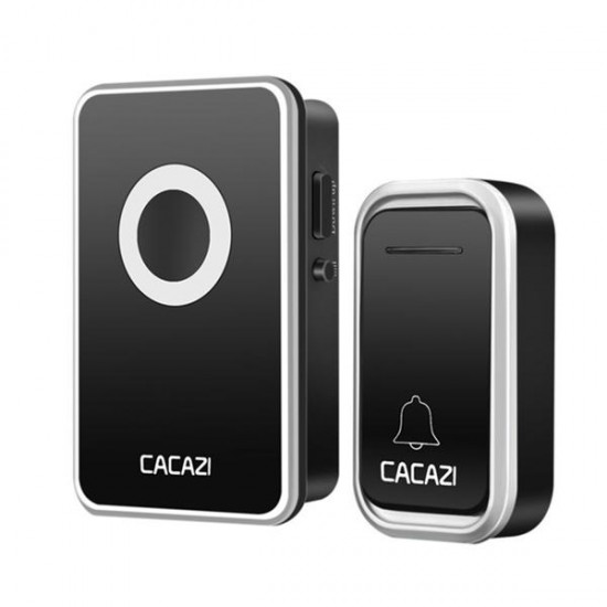 Wireless Doorbell 300M Waterproof Door Bell AC 110-220V 80dB 1 Emitter 1 Receiver No Battery Wireless Doorbell 300M Waterproof Door Bell AC 110-220V 80dB 1 Emitter 1 Receiver No Battery