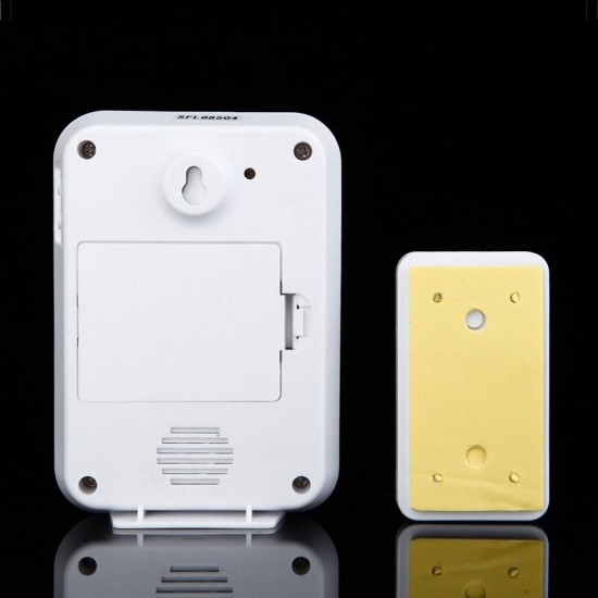 Wireless Doorbell Battery-operated Waterproof with 4 Levels Volume Door Chime 200 Meters