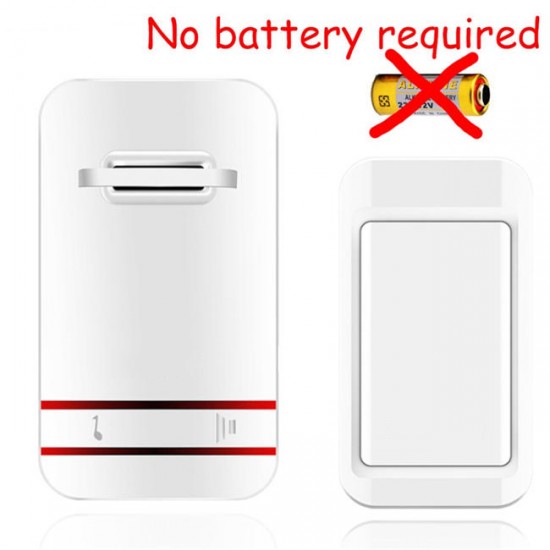 Wireless Doorbell No Battery Need Waterproof Doorbell Cordless Remote AC 110V-220V EU US Plug Wireless Doorbell No Battery Need Waterproof Doorbell Cordless Remote AC 110V-220V EU US Plug