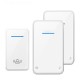 A8 AC Wireless Doorbell Waterproof 300M Remote Long Range Door Bell Door Chime 2 Receivers to 1 Transmitter