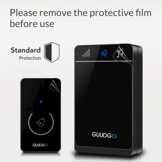 GD-MD01 Wireless Touch Screen Music Doorbell Portable Waterproof Doorbell 52 Chime GD-MD01 Wireless Touch Screen Music Doorbell Portable Waterproof Doorbell 52 Chime