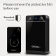 GD-MD01 Wireless Touch Screen Music Doorbell Portable Waterproof Doorbell 52 Chime