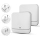 Home House 4 Volume Wireless Doorbell Chime 1 Plugin Receiver+2 Ransmitter