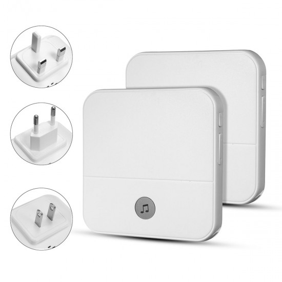 Home House 4 Volume Wireless Doorbell Chime 2 Receiver + 1 Doorbell Home House 4 Volume Wireless Doorbell Chime 2 Receiver + 1 Doorbell