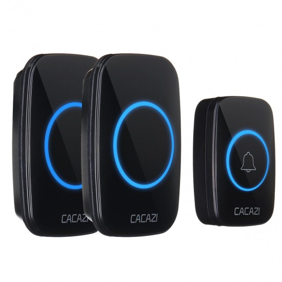Home Wireless Doorbell Waterproof Remote 300M Distance 1 Transmitter 2 Receiver Home Wireless Doorbell Waterproof Remote 300M Distance 1 Transmitter 2 Receiver