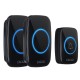 Home Wireless Doorbell Waterproof Remote 300M Distance 1 Transmitter 2 Receiver