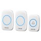 Home Wireless Doorbell Waterproof Remote 300M Distance 1 Transmitter 2 Receiver Home Wireless Doorbell Waterproof Remote 300M Distance 1 Transmitter 2 Receiver