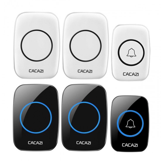 Home Wireless Doorbell Waterproof Remote 300M Distance 1 Transmitter 2 Receiver Home Wireless Doorbell Waterproof Remote 300M Distance 1 Transmitter 2 Receiver