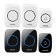 Home Wireless Doorbell Waterproof Remote 300M Distance 1 Transmitter 2 Receiver Home Wireless Doorbell Waterproof Remote 300M Distance 1 Transmitter 2 Receiver