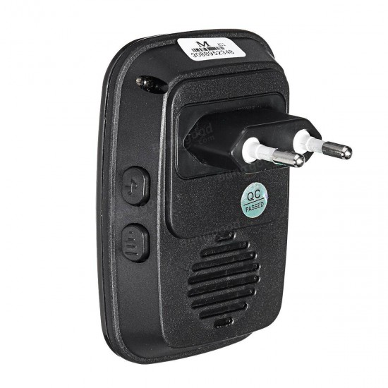 Home Wireless Doorbell Waterproof Remote 300M Distance 1 Transmitter 2 Receiver