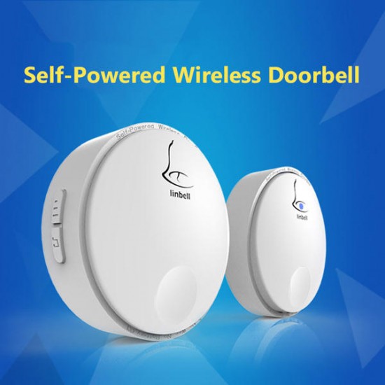 G2 Waterproof IPX7 Self-powered No Battery Wireless Doorbell