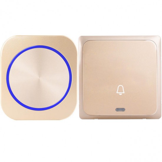 DQ688 Self-powered Wireless Door Bell DoorBell Ring Chime Night Light No Battery Big Panel DQ688 Self-powered Wireless Door Bell DoorBell Ring Chime Night Light No Battery Big Panel