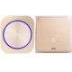 DQ688 Self-powered Wireless Door Bell DoorBell Ring Chime Night Light No Battery Big Panel