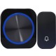 M688 Self-powered Wireless DoorBell Door Bell Ring Chime Call Night Light No Battery Waterproof 150M Black