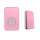 Self-Powered Wireless Music Doorbell Self-Generating Long Distance No Battery Pink EU US Plug