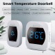 Smart Temperature Wireless Waterproof Doorbell 45 Chimes 200M Long Range Real-time Thermometer