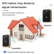 Smart Wireless Doorbell 45 Songs Ringtones & 200m Transmission Door Bell