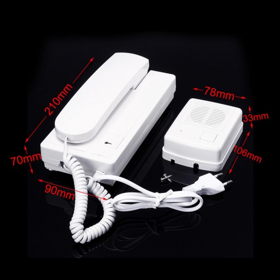 Talkable Intercom Phone Doorbell Entry System Control Lock for Flats Apartments Talkable Intercom Phone Doorbell Entry System Control Lock for Flats Apartments