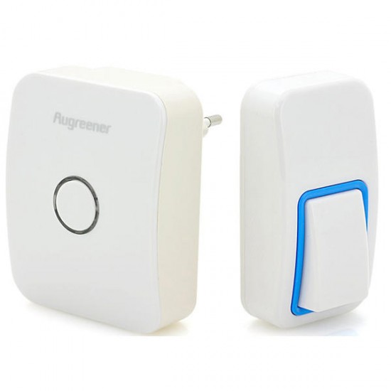 Wireless Cordless Wireless Control Doorbell Battery-free 25 Chime Digital Doorbell