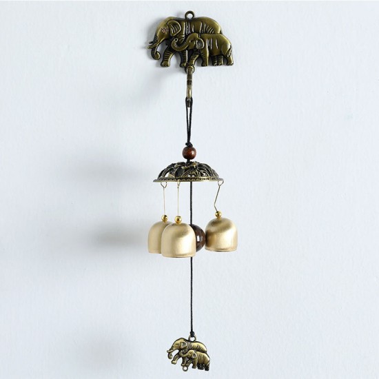 Vintage Bronze Doorbell Wall Mount Magnetic Door Bell Wind Chimes Hanging Decor Vintage Bronze Doorbell Wall Mount Magnetic Door Bell Wind Chimes Hanging Decor