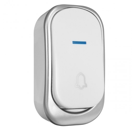 Waterproof Wireless Music Doorbell 1 Receiver+1 Transmitter Chimes Plug-in Door Bell Kit 32 Song