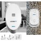 Waterproof Wireless Music Doorbell 1 Receiver+1 Transmitter Chimes Plug-in Door Bell Kit 32 Song